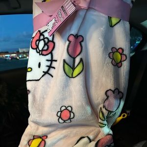 hello kitty spring blanket